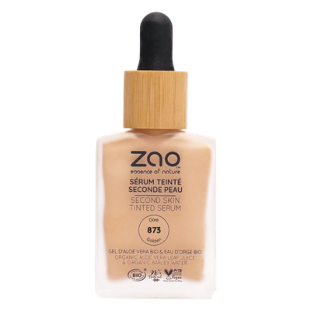 Second skin tinted serum 873 Golden Zao Makeup