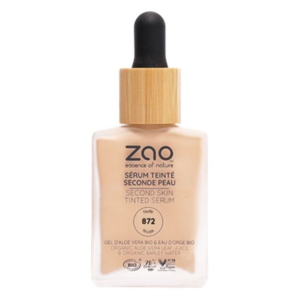Second skin tinted serum 872 Nude Zao Makeup