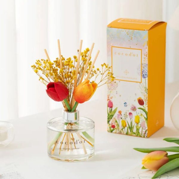 Flower Collection Diffusore a bastoncini Tulipano april breeze Cocodor