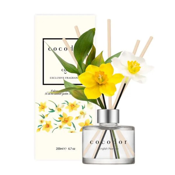 Flower Collection Diffusore a bastoncini Narciso english pearfree Cocodor