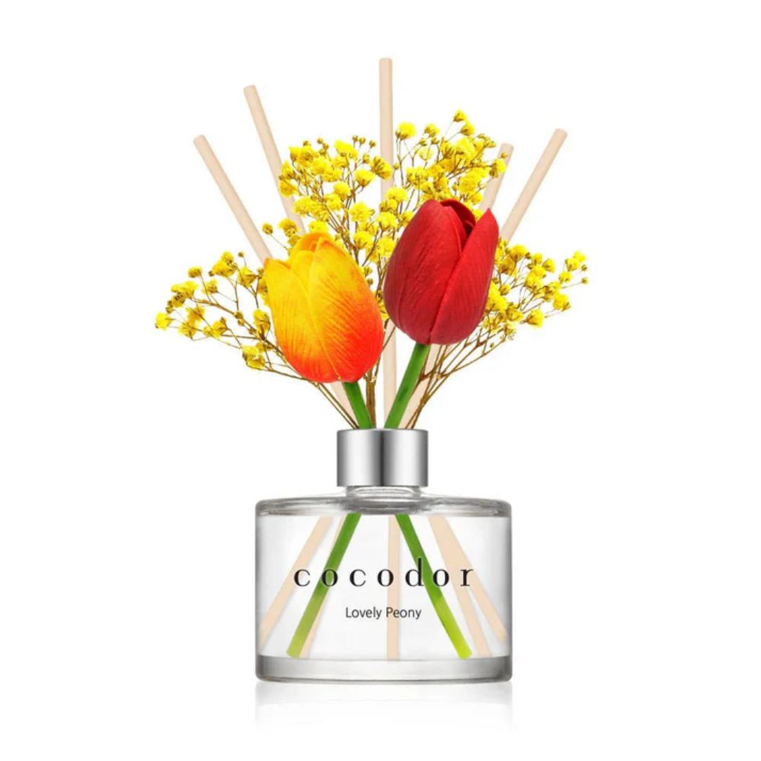 Flower Collection Diffusore a bastoncini Tulipano lovely peony Cocodor