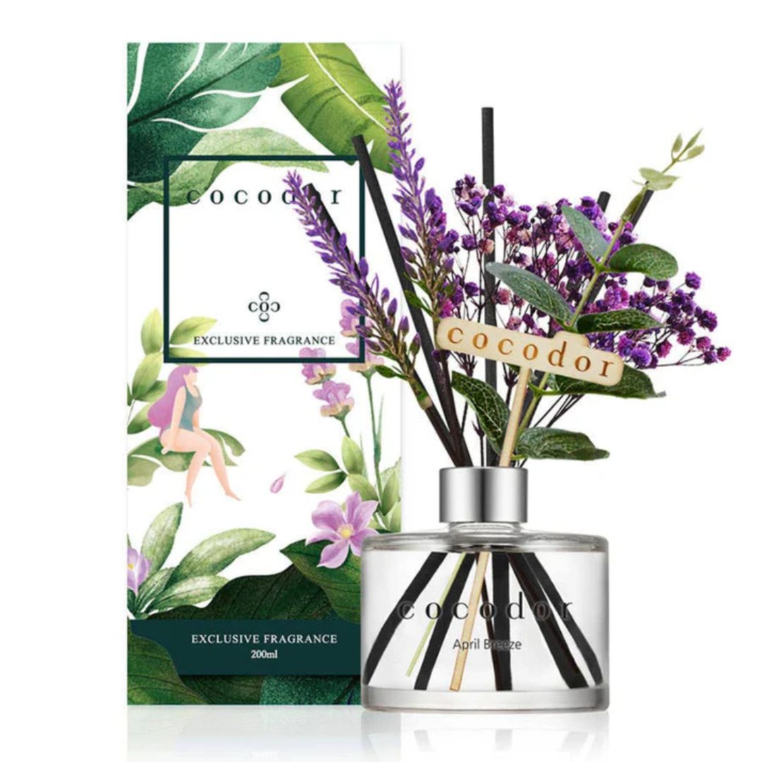 Flower Collection Diffusore a bastoncini Lavanda april breeze Cocodor