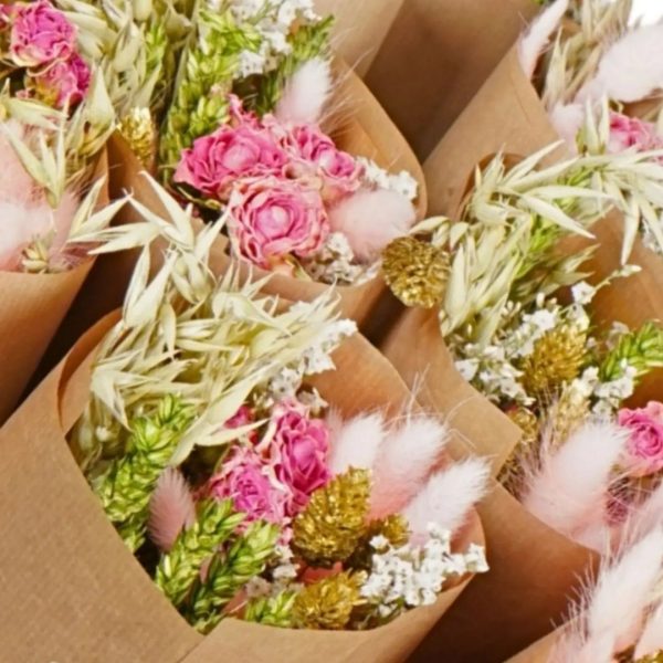Fiori Secchi Pink Elegance Wildflowers by Florietta