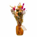 Fiori Secchi in Bottiglia Mix Pastello Ocra Wildflowers by Florietta