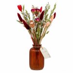 Fiori Secchi in Bottiglia Mix Terra Marrone Scuro Wildflowers by Florietta