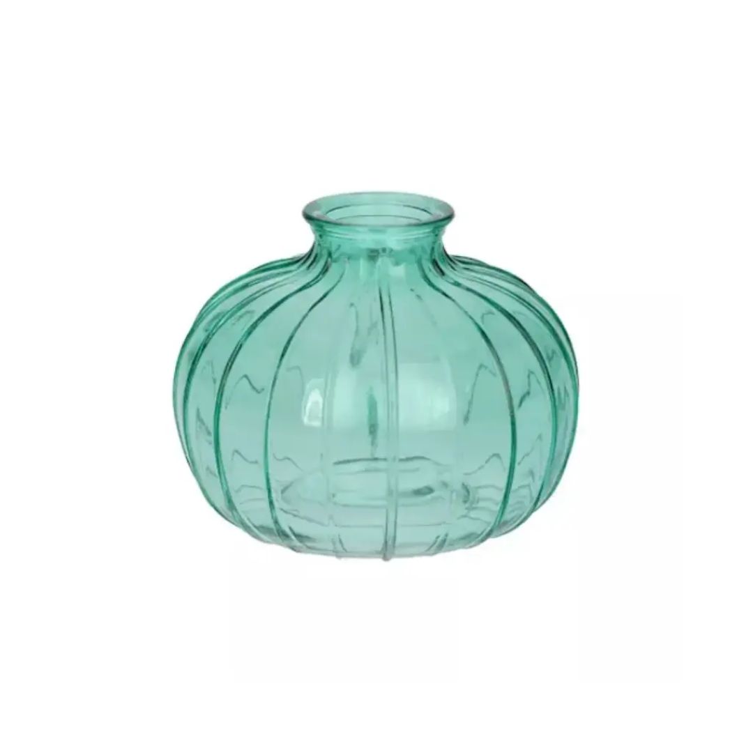 Bottiglia Carmen Rotonda Turchese 8,5 cm Wildflowers by Florietta