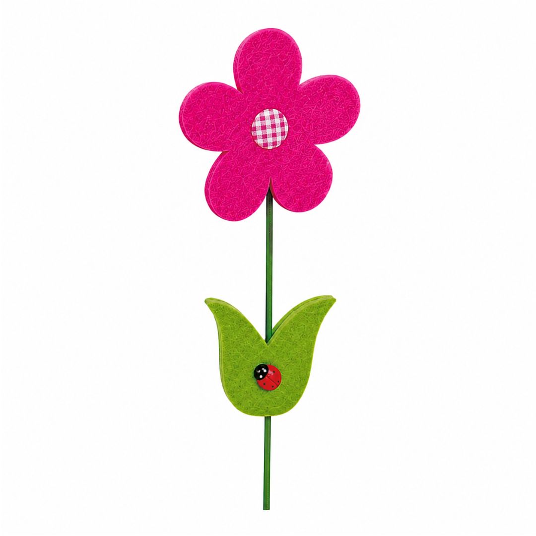 Fiore feltro fuxia (1) Fiore feltro fuxia