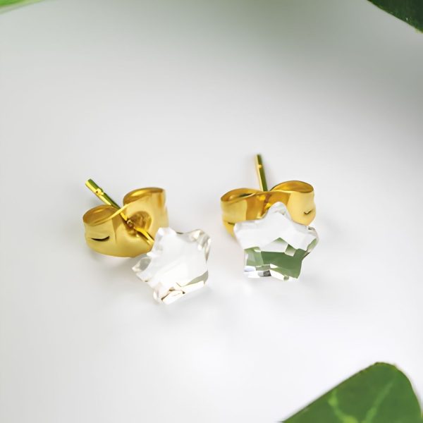 Orecchini Placcati Oro 18K Punto Luce Stella 2Easy New Bijoux