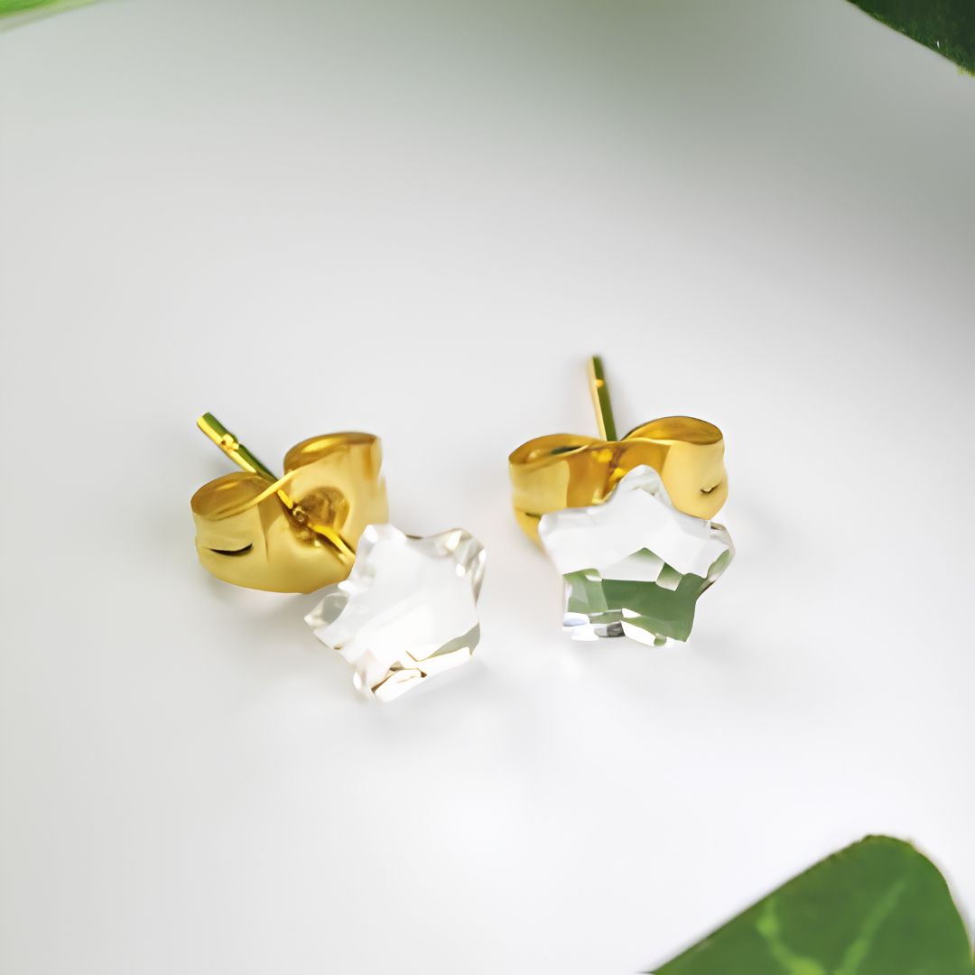 Orecchini Placcati Oro 18K Punto Luce Stella 2Easy New Bijoux
