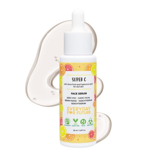 Siero Viso con Acido Ialuronico ed Estratto di Agrumi super c Everyday For Future