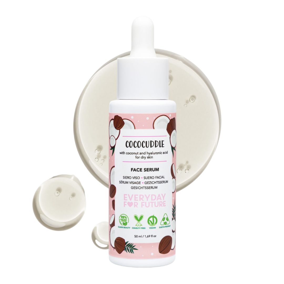 Siero Viso con Acido Ialuronico ed Estratto di Cocco cococuddle Everyday For Future