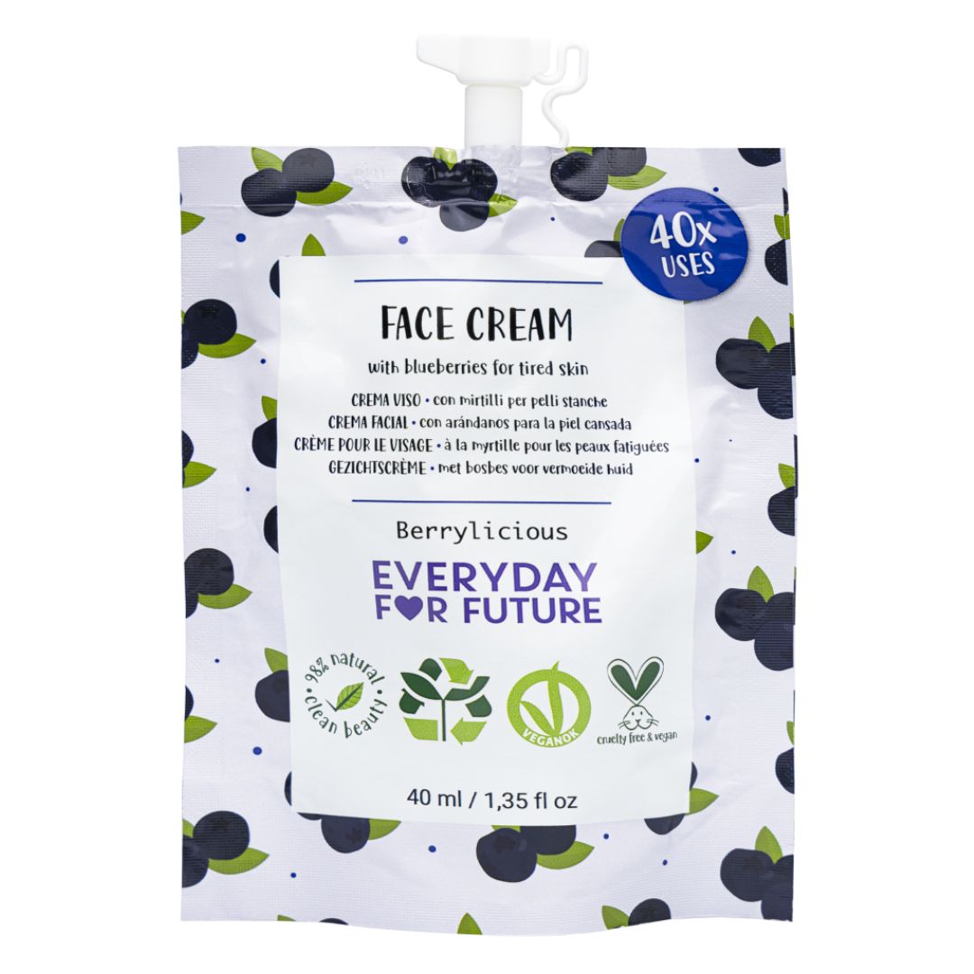 Crema Viso Rassodante con Estratto di Mirtilli berrylicious Everyday For Future