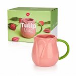 Tazza a forma di tulipano rosa