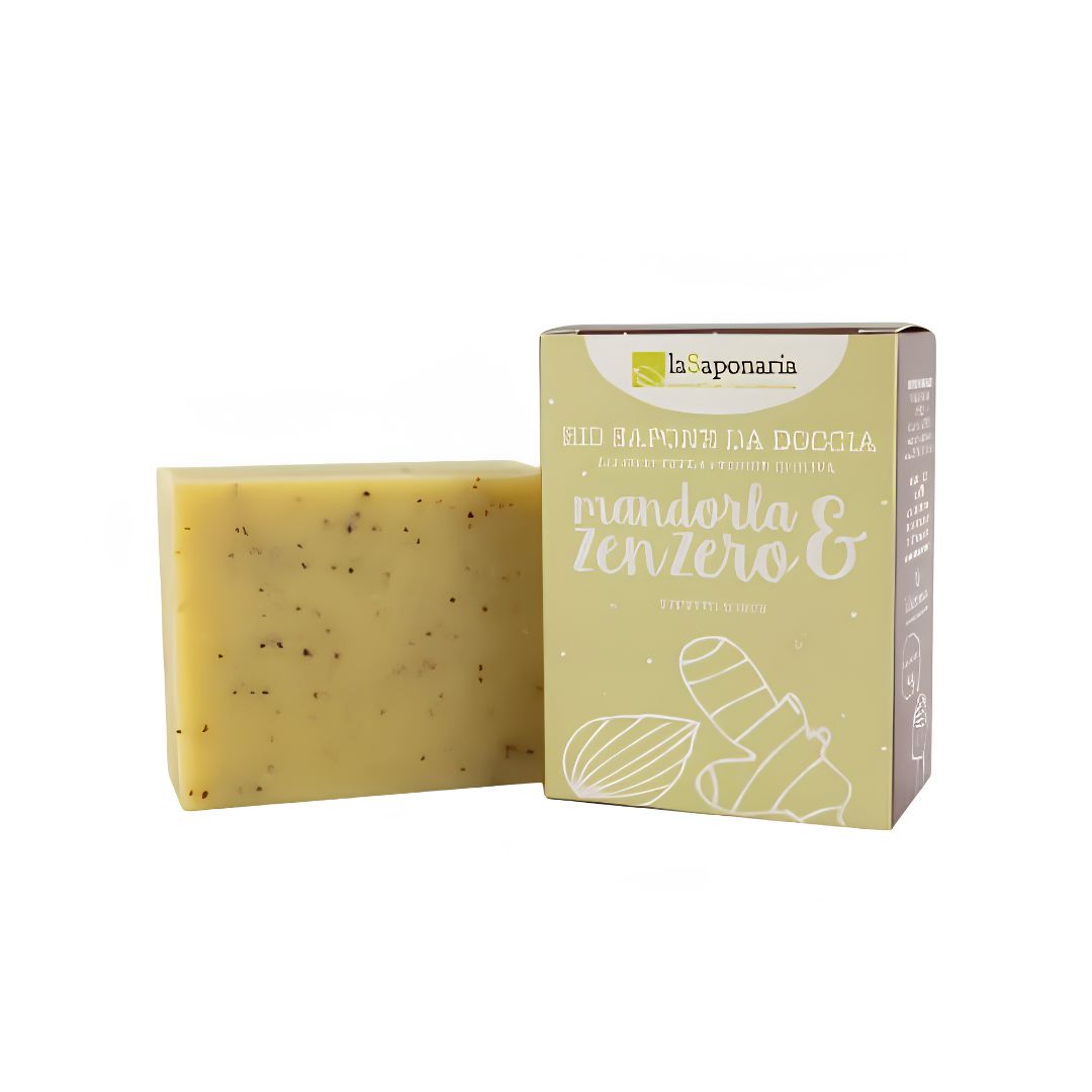 Sapone da doccia mandorla e zenzero La Saponaria