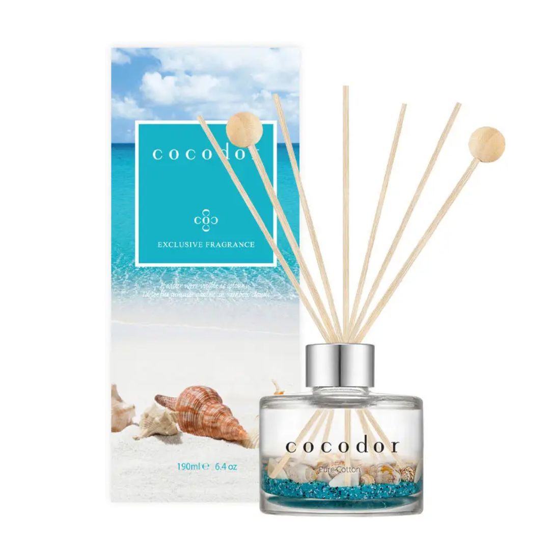 Aqua Diffusore a bastoncini Pure Cotton Cocodor